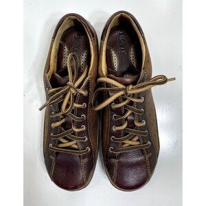 Born Hawkeye Brown Leather Lace Up Oxford Shoes Size 9.5